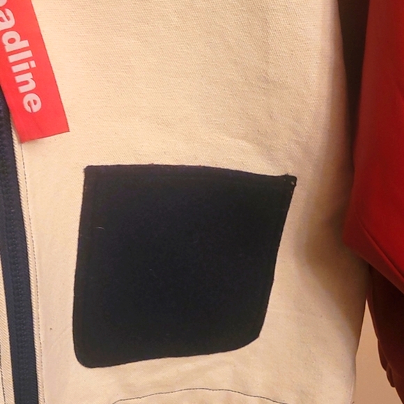 Museum of Friendship Red Black Cream Jacket - Picture 3 of 7